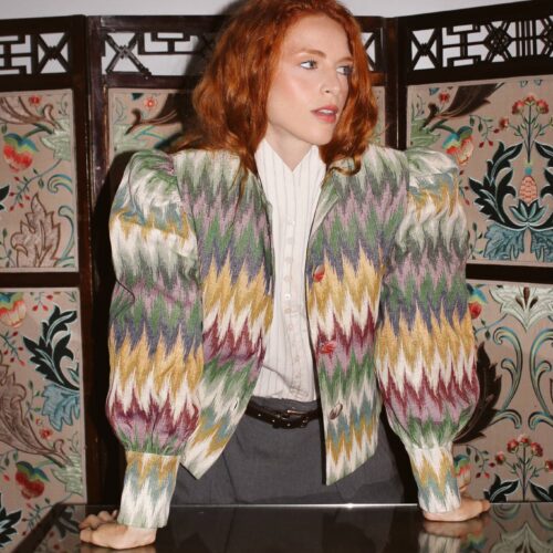 Alternative view of GUANA Jacket Mauve